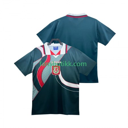 Fotballdrakt Wales 1995 Retro Bortetrøye 1994 Kortermet